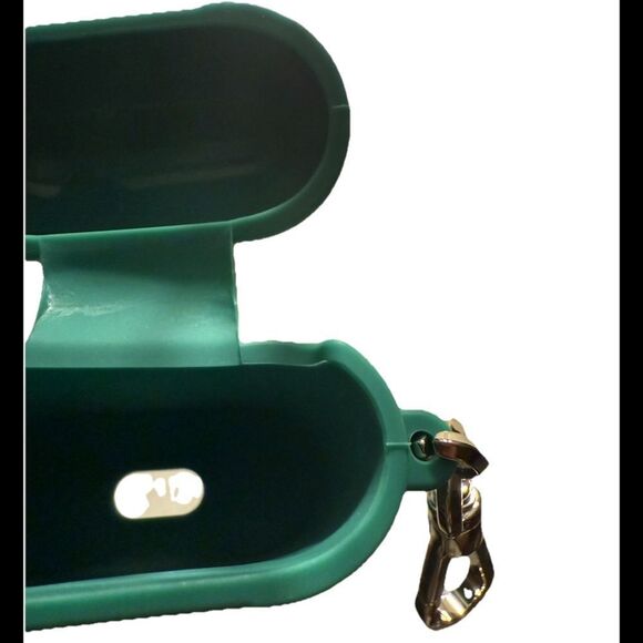 Kate Spade Spade Patterned Silicone Green Airpod Case - Picture 5 of 5